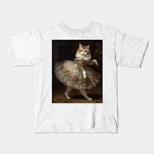 Ballet Cat 4 Kids T-Shirt